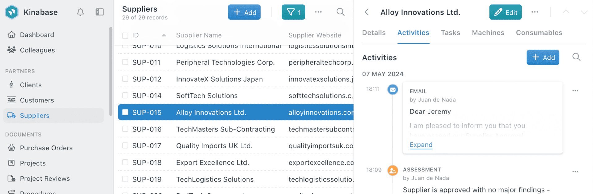 DMA Platform Screenshot